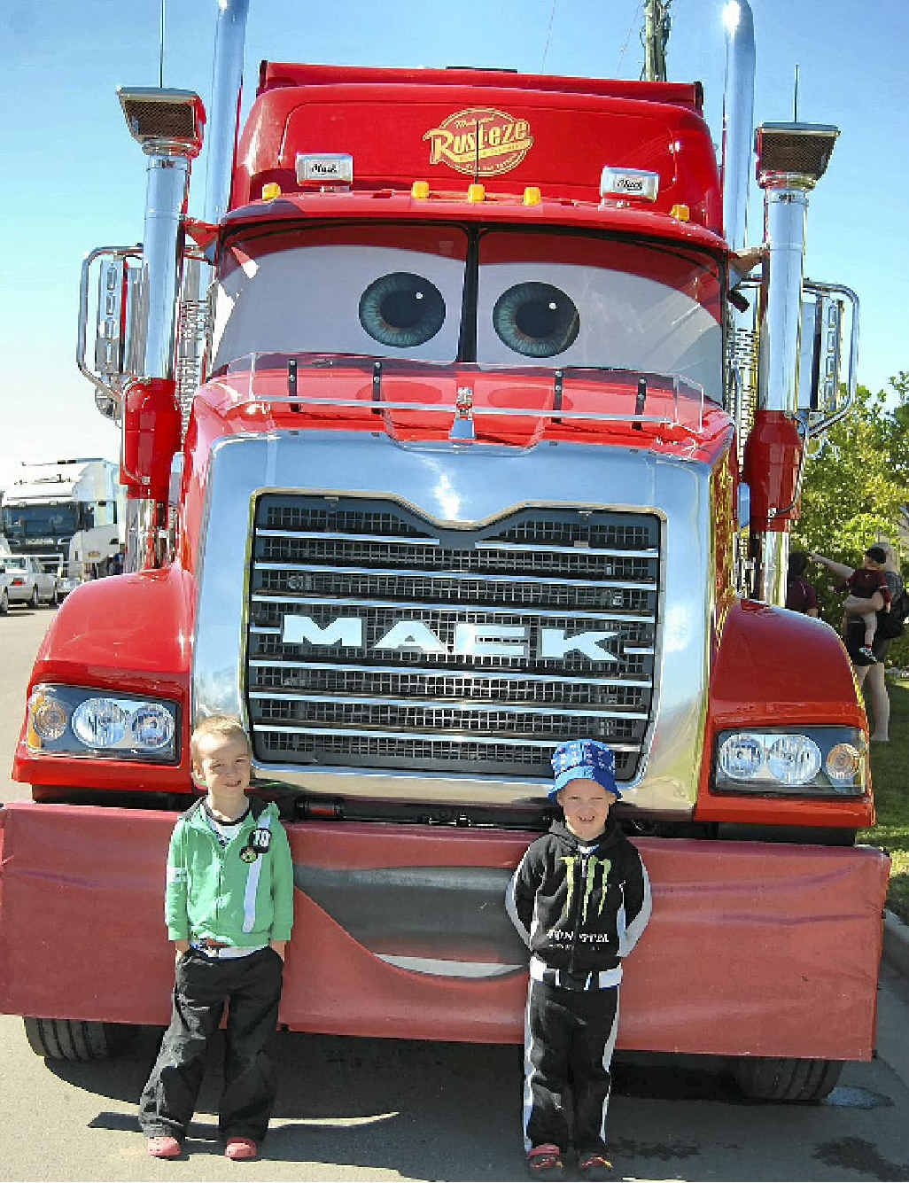 Mack the Truck was a popular drawcard during the convoy. Mack the Truck was a popular drawcard during the convoy.